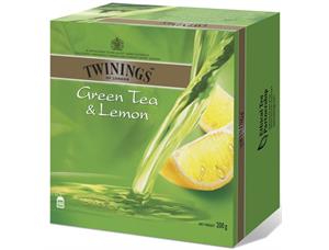 Te TWININGS grønn te med sitron (100) Grønn te fra kjente TWININGS 